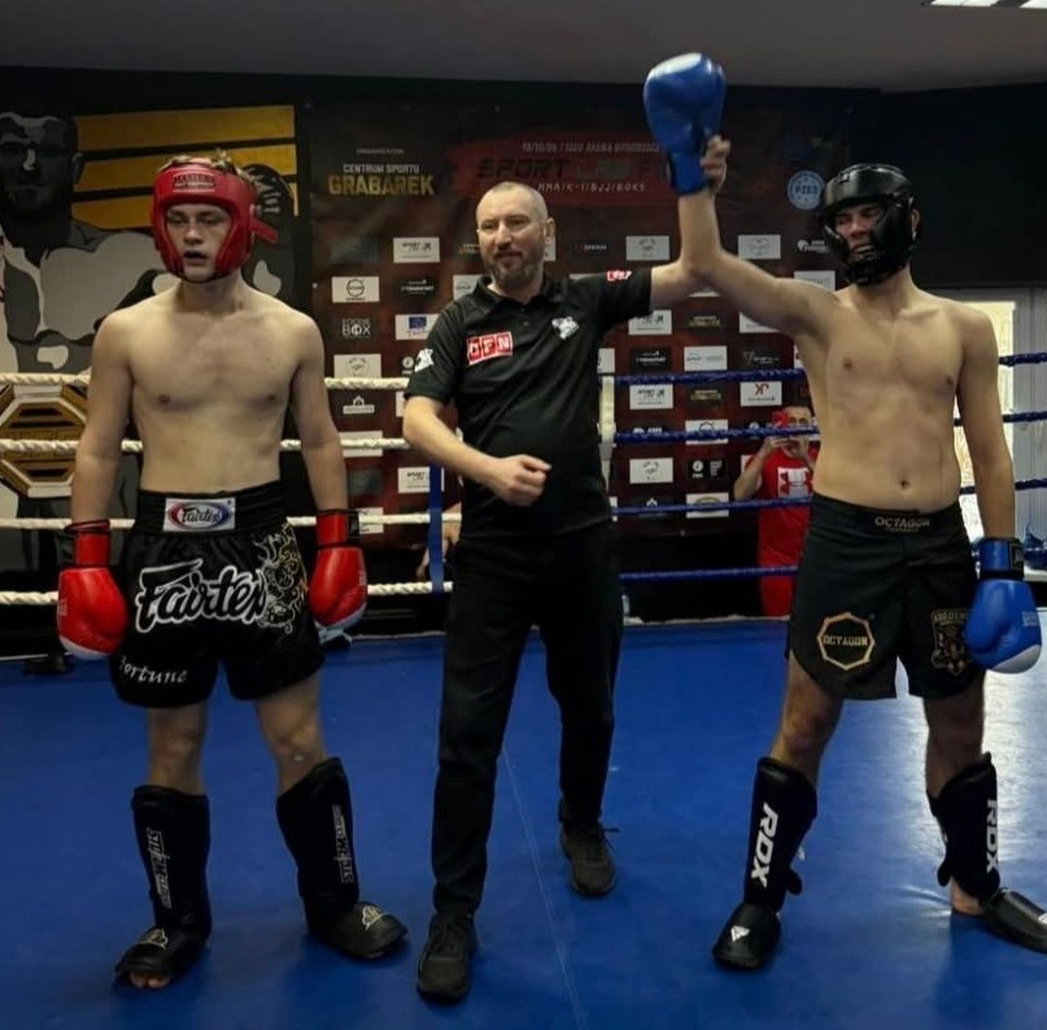Karol Barglik Sporty Walki Kredens Kruszwica na sędziowanych sparingach w Bydgoszczy 2 Sporty Walki Kredens Kruszwica