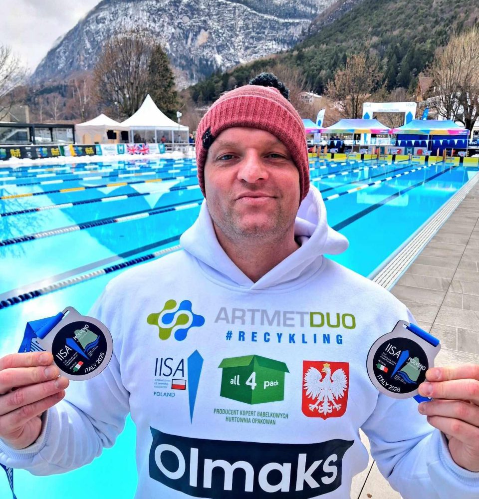 Drugie srebro Tomasza Kosmalskiego. Medal w wodzie o temperaturze 2°C 7 Tomasz Kosmalski - Inowrocław