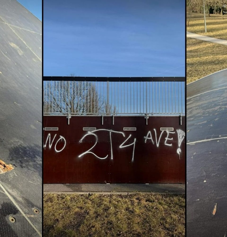 Zniszczenia w inowrocławskim skateparku. Urządzenie ponownie wymaga naprawy 2 Skatepark Inowrocław